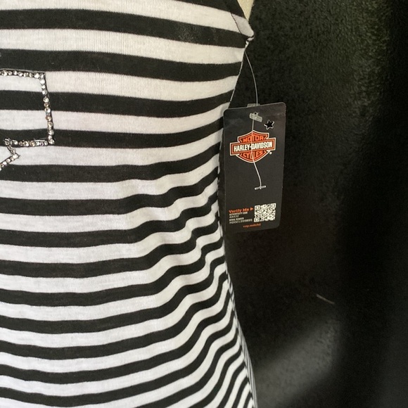 NWT HARLEY DAVIDSON MAXI DRESS RHINESTONE BAR AND SHIELD ON FRONT - Picture 11 of 12